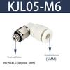 SMC Pneumatic Mini Right Angle Elbow Push-to-Connect Fitting KJL Series