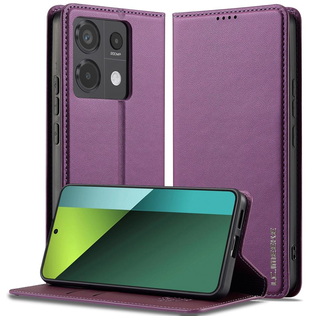 Strong Magnetic Card Solt Wallet Leather Case For Xiao Redmi Note 14 Pro 5G 13 12 11 Book Stand Business Flip Business Bag Cover