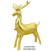 3D Golden Reindeer Aluminum Foil Balloon - Christmas Party Decoration