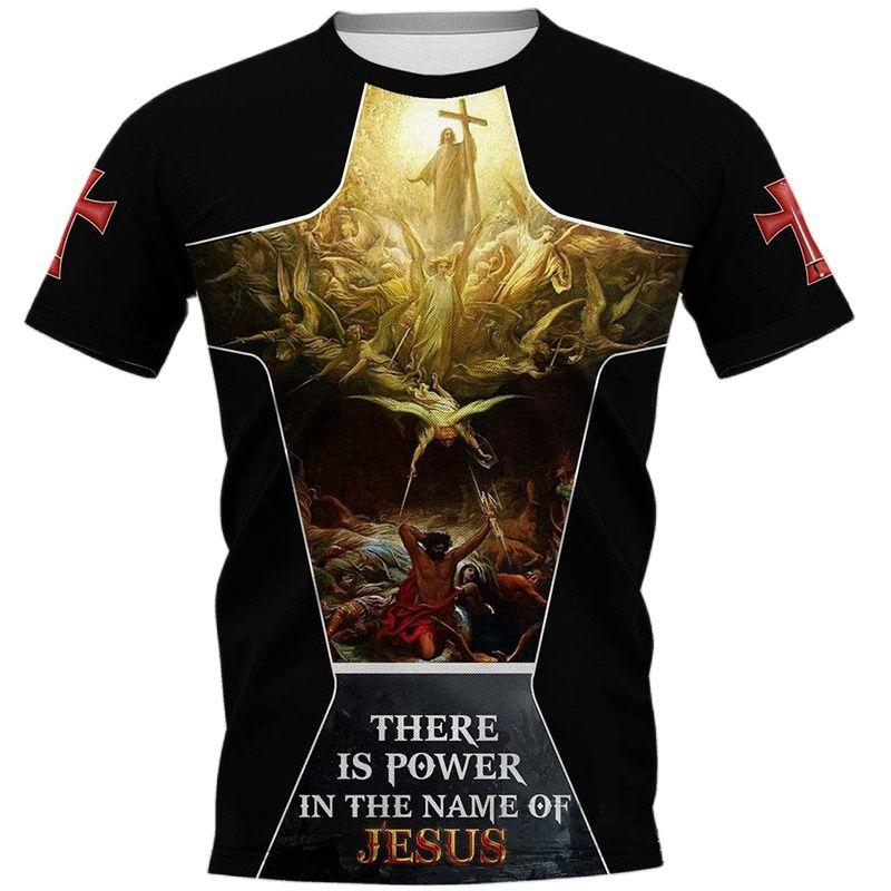 

Christian Jesus Graphic T-shirt Men Women Clothing O-neck Short Sleeve T Shirts 3D Print Savior Casual Fashion Streetwear Tees 6XL