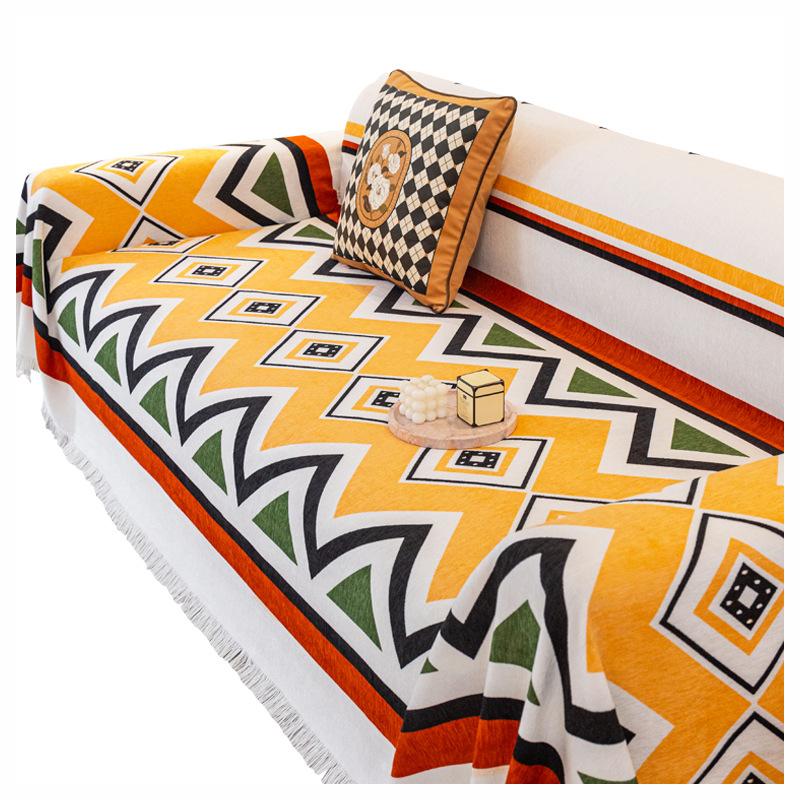 Chenille Sofa Towel Full Cover Cloth All-Inclusive Universal Dustproof Cover Bohemian Sofa Blanket Seat Cushion