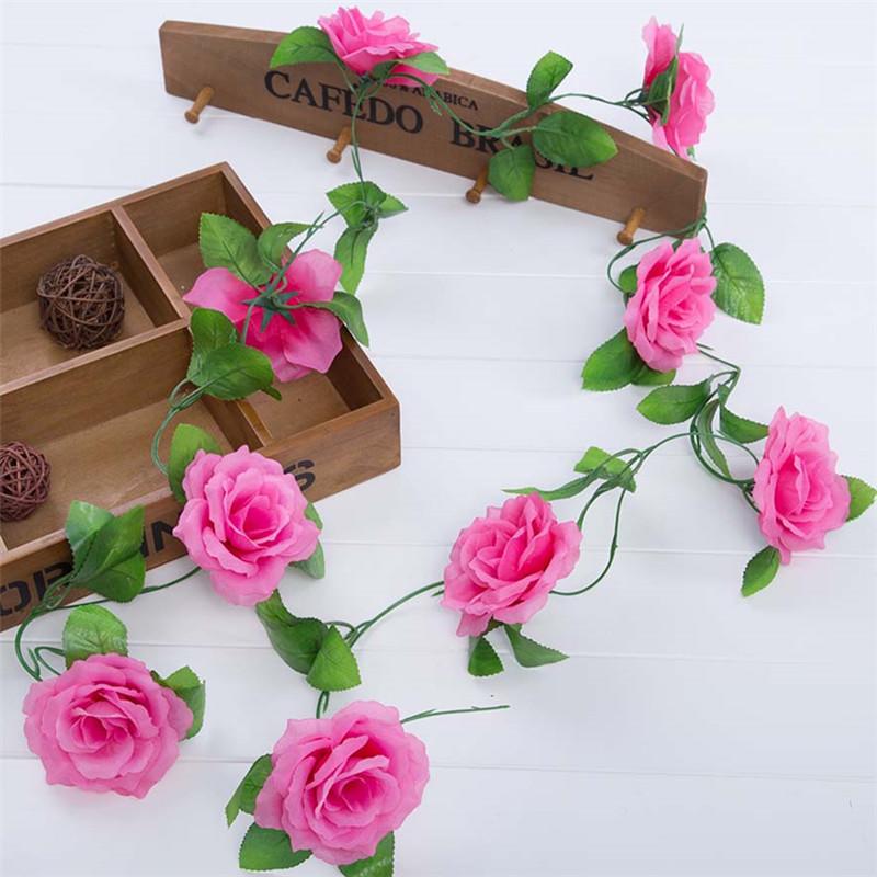 Artificial Rose Flower Vine for Wedding Decoration