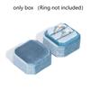 1Pc Velvet Ring Box Double Ring Box With Detachable Lid 2 Slots Octagon Ring Display Holder Case For Engagement Wedding Proposal