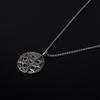 Trendy Men Necklace European and American Long Style Domineering Personality Pentagram Disc Pendant