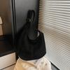 Suede bag women's large capacity autumn and winter casual shoulder messenger bag commuter tote bag