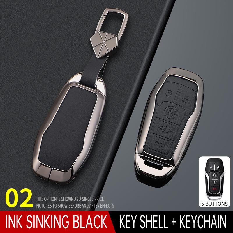 Key Cover Shell for 2015-2018 Ford Taurus, Mustang, Raptor, F150, Explorer