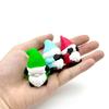 3D Printed Christmas Gnome DIY Ornaments Mini Dwarf Keychain Pendant