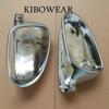 For VW Golf MK5 GTI 5 Passat B6 Jetta MK5 Matte Chrome Side Wing Mirror Covers Caps R36 R32 Golf Plus Variant EOS Silver
