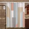 Bathroom Thickened Waterproof Curtain Mildew Proof Shower Curtain Shower Partition Curtain Shower Curtain Bathroom Curtain Free Perforation