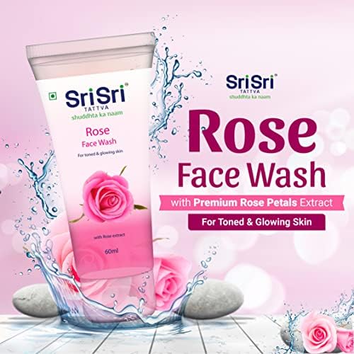 Sri Sri Tattva Rose Face Wash 150 Ml X Pack Of 2 For Glowing, Radiant, Toned Skin All Types