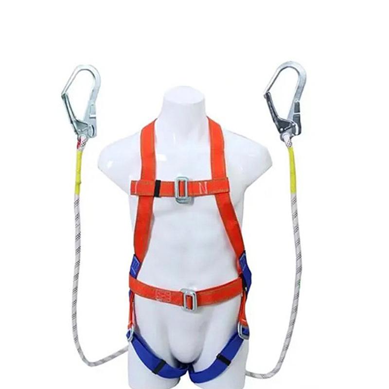 Outdoor Safety Belt Set Outdoor Climbing Safety Harness Adjustable Safety Belt Aerial Work Cleaning Security Protection Tools