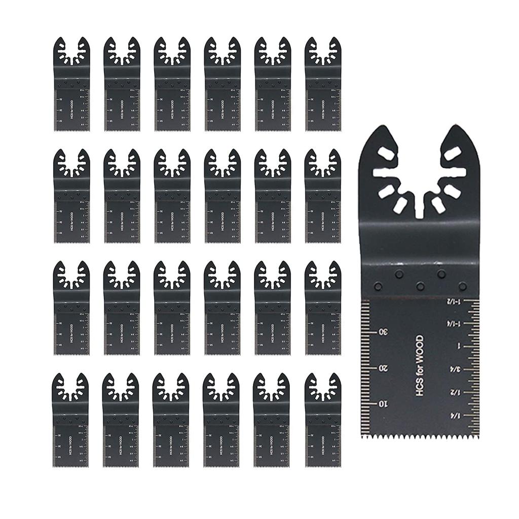 ShiU Replacement Blade Cutting Blades for and Metal Compatible with and Other Models 25-Piece Multi-Tool Set, Multi-Tools, Wood, Nails, Cutting,