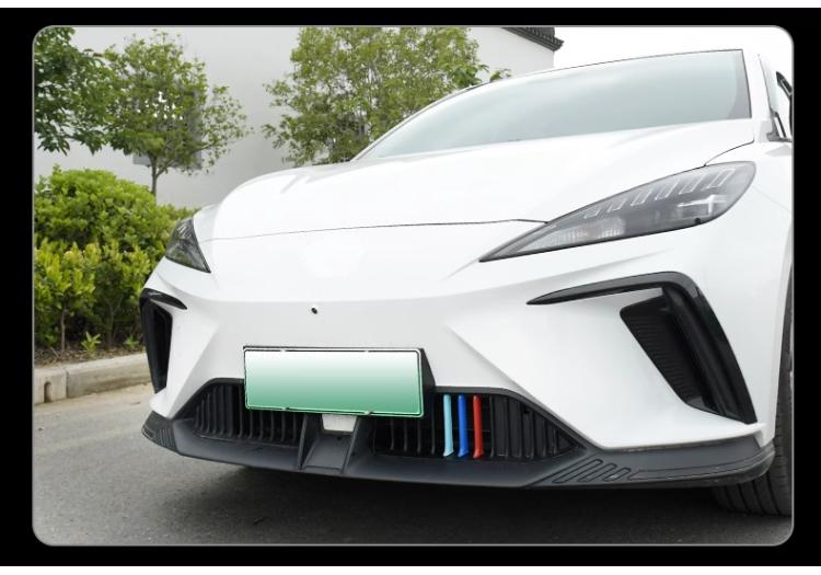 For MG 4 MG4 EV EH32 MuLan 2022 2023 2024 ABS Grille W Around Trim Racing Grills Trim Front Grille Trimmed In 3 Colors Car Styling