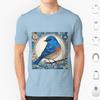 Bluebird Colour 03 T Shirt Big Size 100 Cotton Bluebird Bluebird Art Bluebird Watercolour Bluebird Design Bluebird Feathers