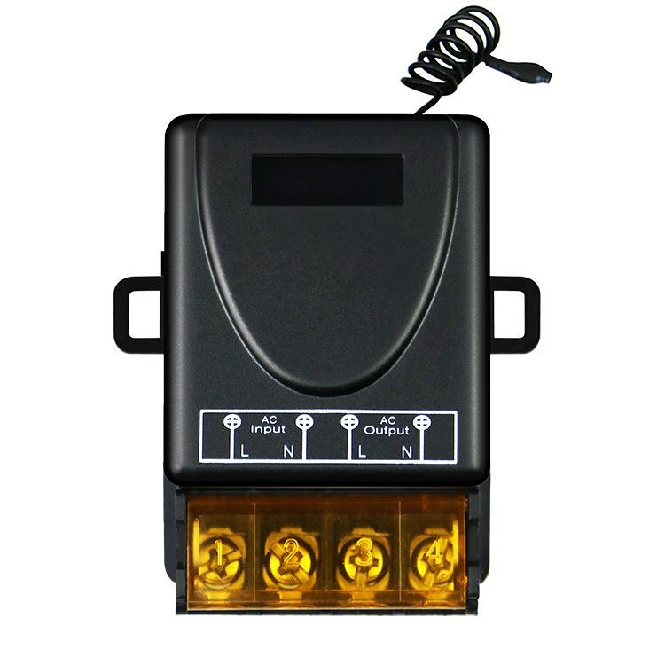 220V 30A Wireless Remote Control Switch for Water Pump, Motor, Range Hood, Exhaust Fan, and Sprayer.