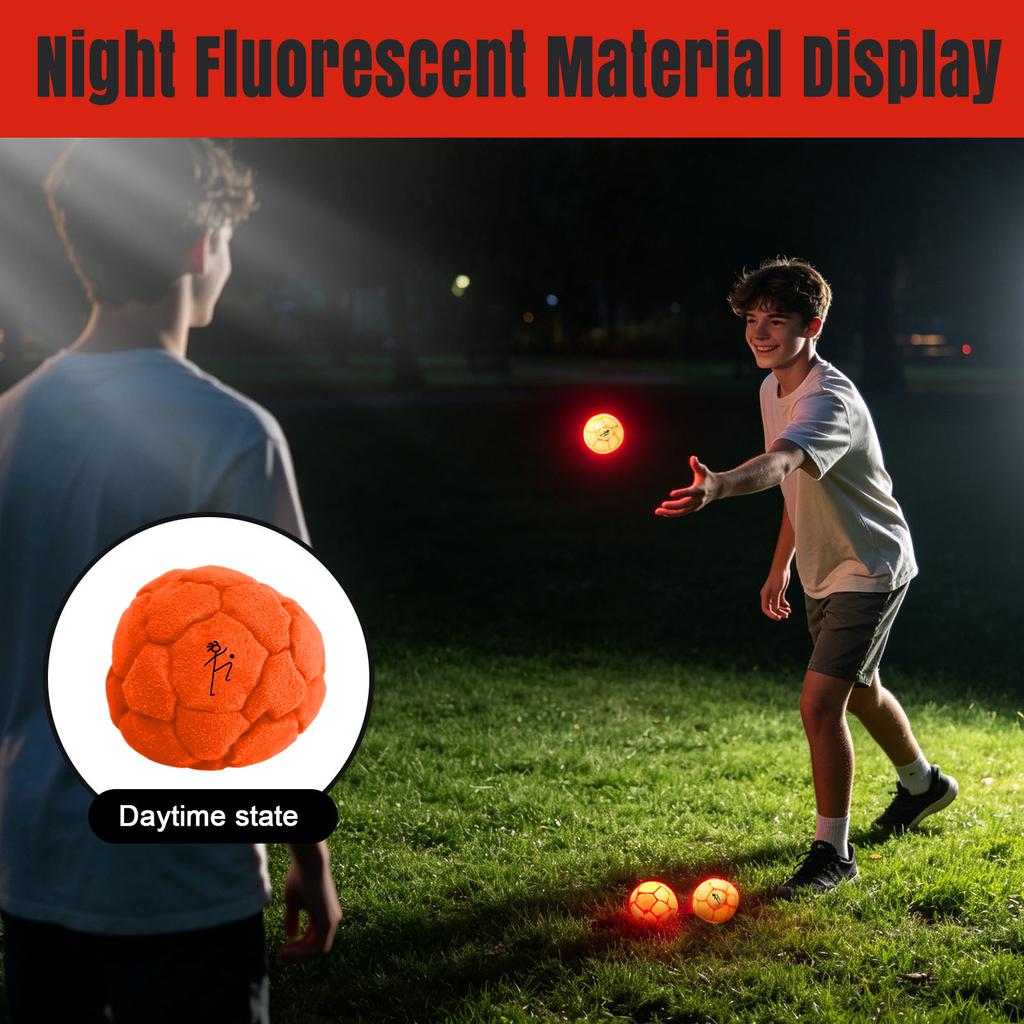 Footbag țesut manual pentru exterior, mărime 6 cm, saculeț de picior croșetat pentru adulți, pentru uz recreativ, design ușor și durabil pentru diverse activități