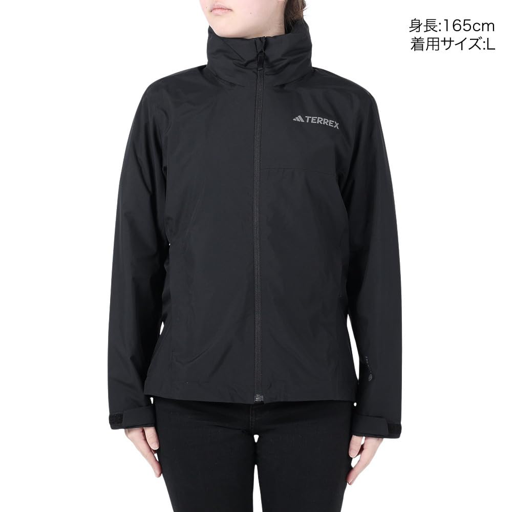 Adidas CT761 Terrex Multi RDY Regn Storlek Dam Regn. Tvålagersjacka, Svart, J/L