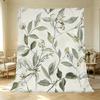 Thick Warm Flannel Blanket with Plant Print,Soft Cozy Home Decor Blanket for Christmas & Halloween