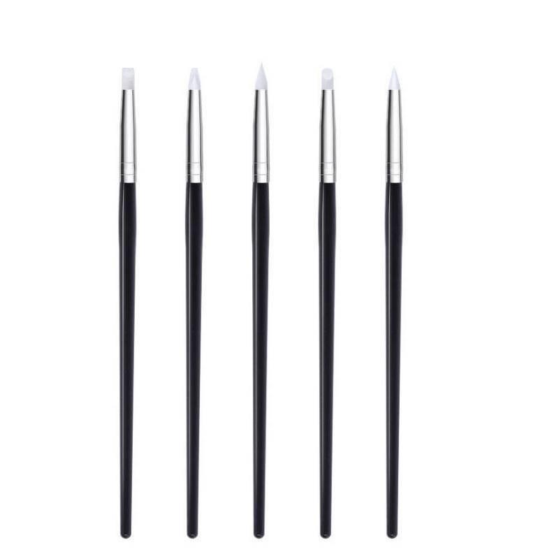 Composite Dental Adhesive Resin Cement Tooth Silicone Brush Pen 5 Pcs