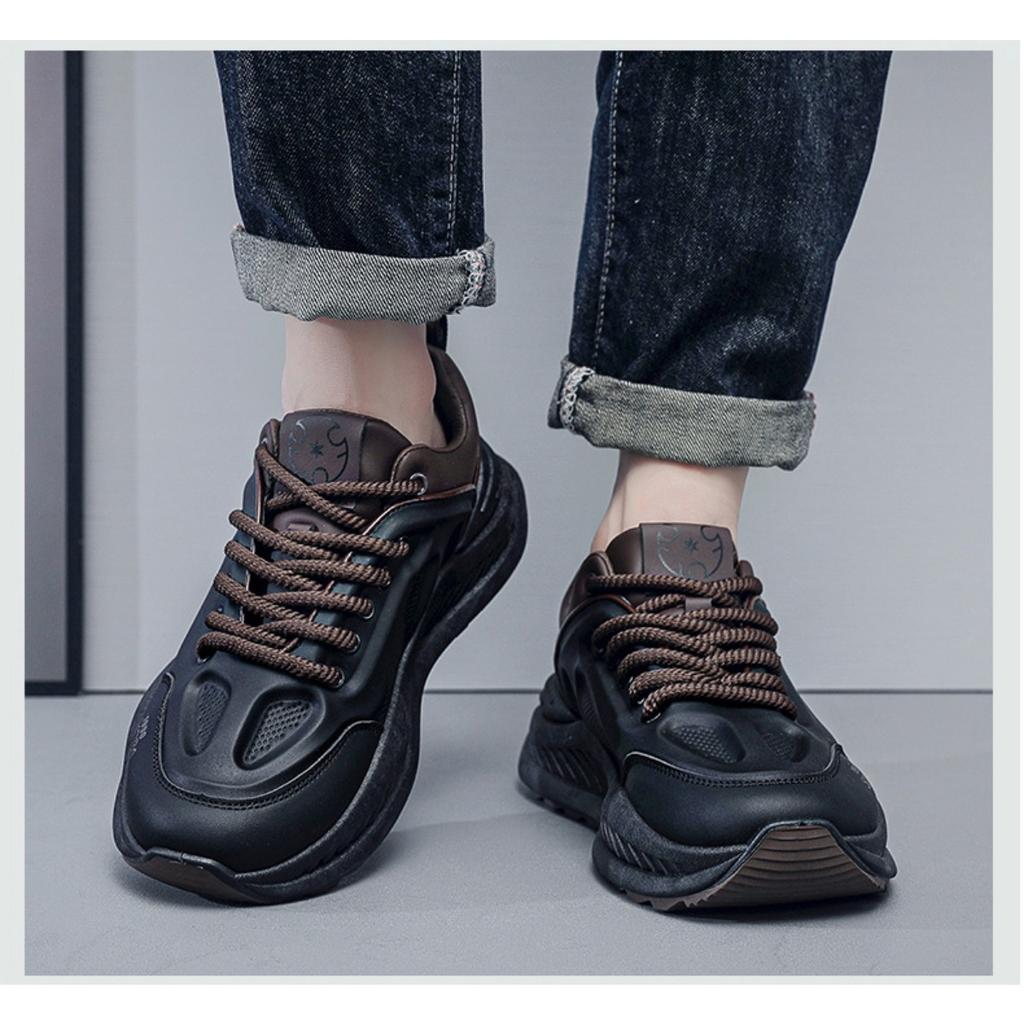 Casual Shoes Men's Shoes Korean Fashion Pops Shoes Men Tide Shoes Thick Bottom Running Sports Shoes