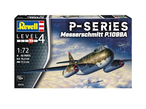 German Revell 1/72 Messerschmitt P.1099A P Series Plastic Model Kit 03774 (Airplane)