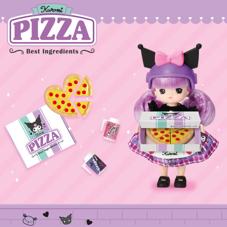 [mimi world] Little Mimi Kuromi Pizza Shop Playset