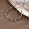 Womens Vintage-Inspired Natural Stone Beaded Bracelet With Copper Accents Geometric Design Minimalist Luxury Jewelry