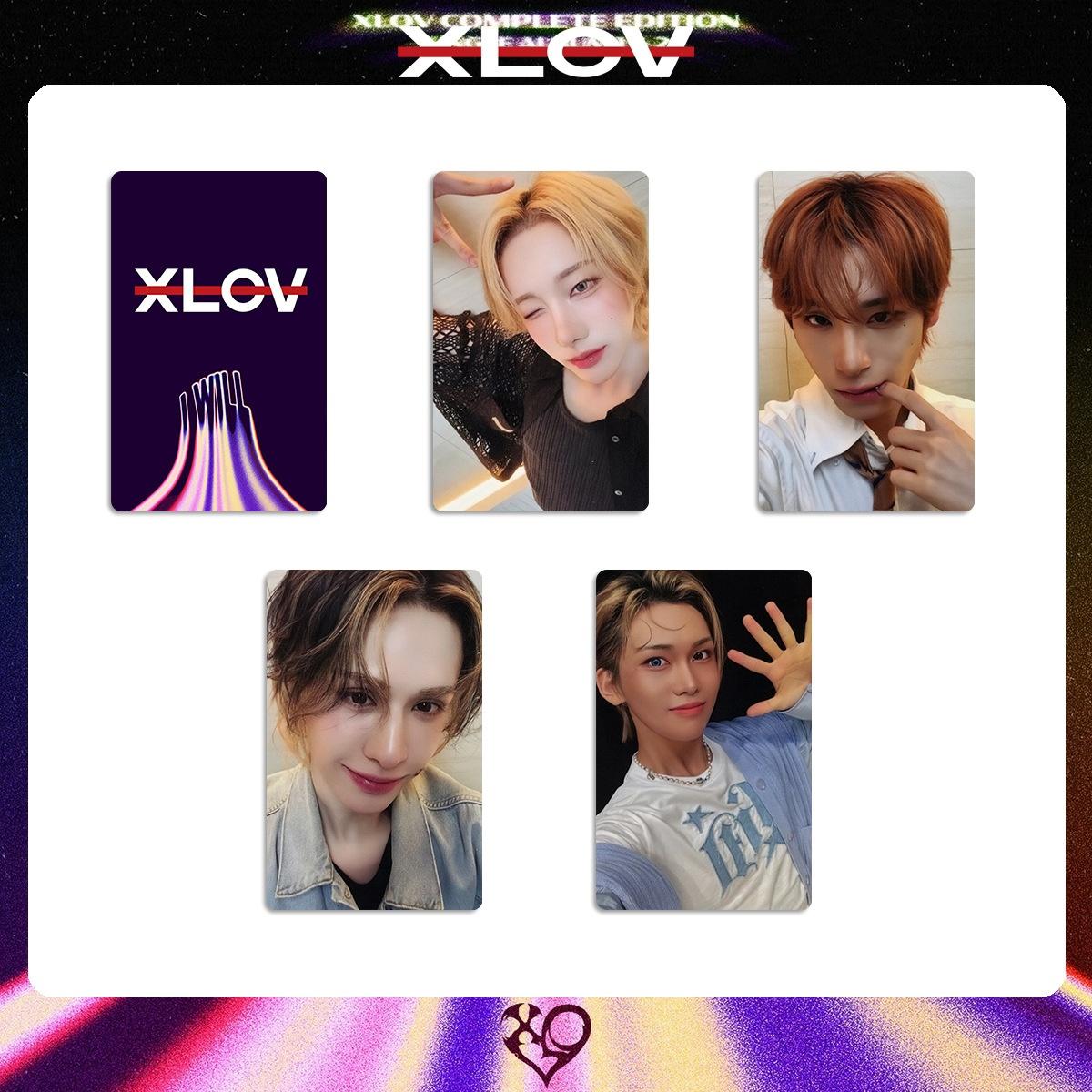

Kpop XLOV Спеціальна картка Альбом I WILL Картка Silfie Колекція EVOL Картка LOMO JUMP UP YES 24 Wumuti Rui Hyun Haru Поштові листівки для фанатів 5.4x8.6cm