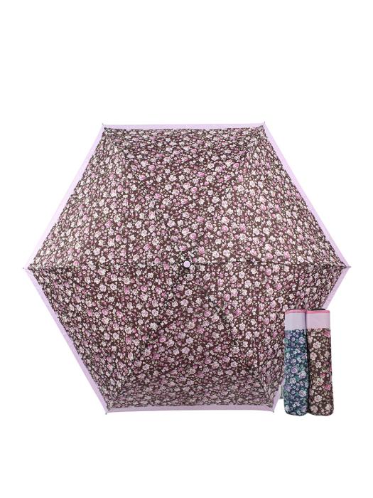 Pierre Cardin Rose Slim Manual 3-Stage Umbrella Brown (BR)
