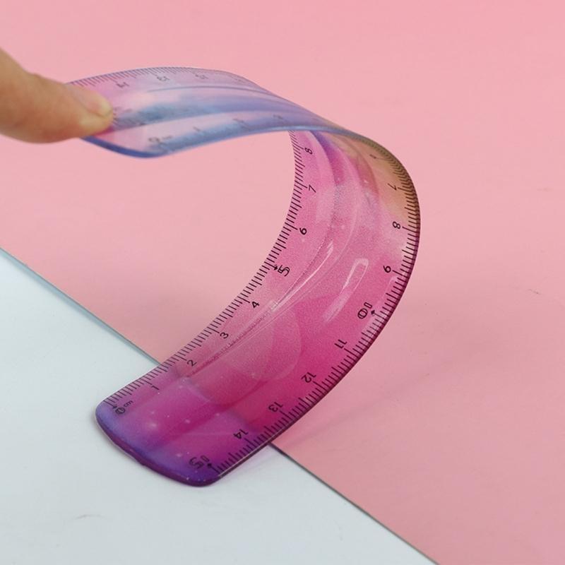 Flexible Rulers Shatterproof For Classroom Or Studio Accurate Measuring Tasks