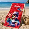 Custom Name Ro-blox Adventure Quests Beach Towel Microfiber Beach Towel, Lightweight and Quick-Dry, for Summer Travel, Swimming Pool Gift