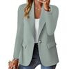 Women's Stylish, Long-sleeve, Solid-color, Fitted Cardigan Blazer for Autumn
