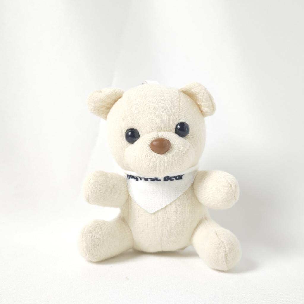 בובה דובי בובת קטיפה קטנה, מחזיק מפתחות תליון בובת דובי יושב