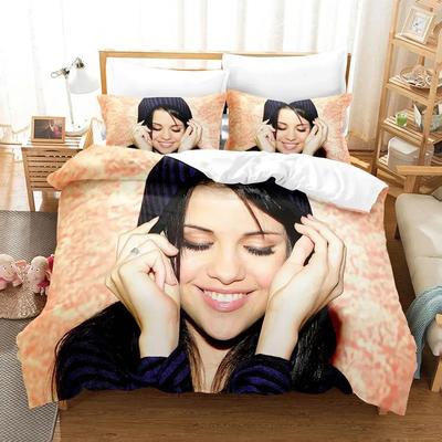 Sexy Selena Gomez Adult Boys Bedding Single Twin Full Queen King Size Duvetcover Anime Parure De Lit Quilt Cover Pillowcase