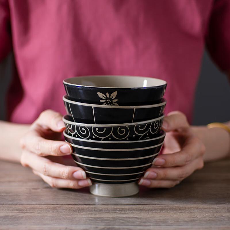Ru Han Japanese Style Ceramic Rice Bowl