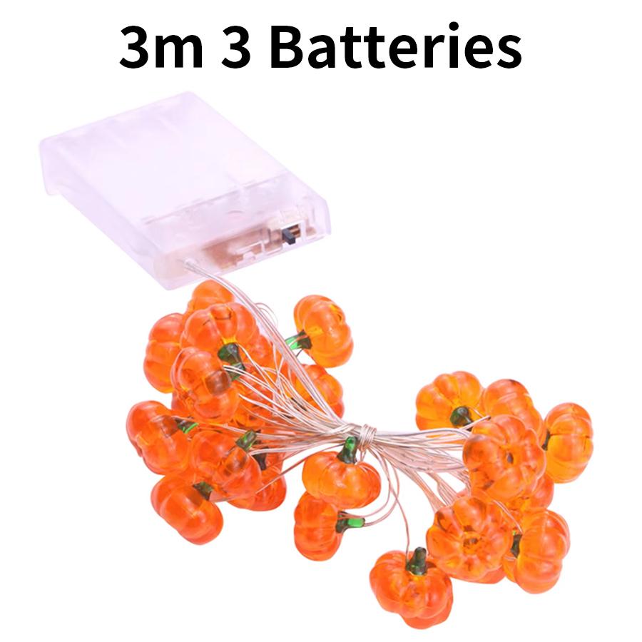 Halloween Pumpkin Light String Ghost Festival Party Favor Trick or Treat Happy Halloween Day Decor for Home 2024