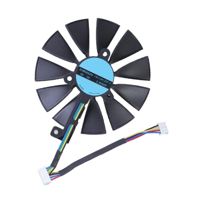 Wentylator chłodzący karty graficznej dla FDC10U12S9-C 2070 Karta graficzna Optymalny efekt chłodzenia 4/6/7-pinowy Cichy wentylator 87mm
