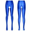 Women's High Waist Control Top Tights Shiny Pantyhose Silky Stockings