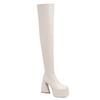 Platform High Heeled Women Over The Knee High Boots Brand Design 2025 Winter Fashion Sexy Elegant Walking Comfy Women Shoes