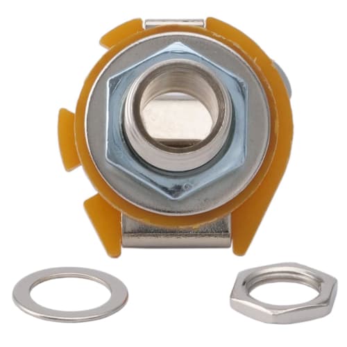 Musiclily Pro 6.35 mm Open Jack, Metric Size, Mono, for Electric Guitar/Bass, Nickel