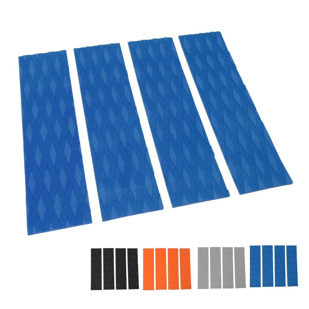4Pcs Surfboard Traction Pads Surfing Front Traction Anti Slip Pad for Skimboards Kayak