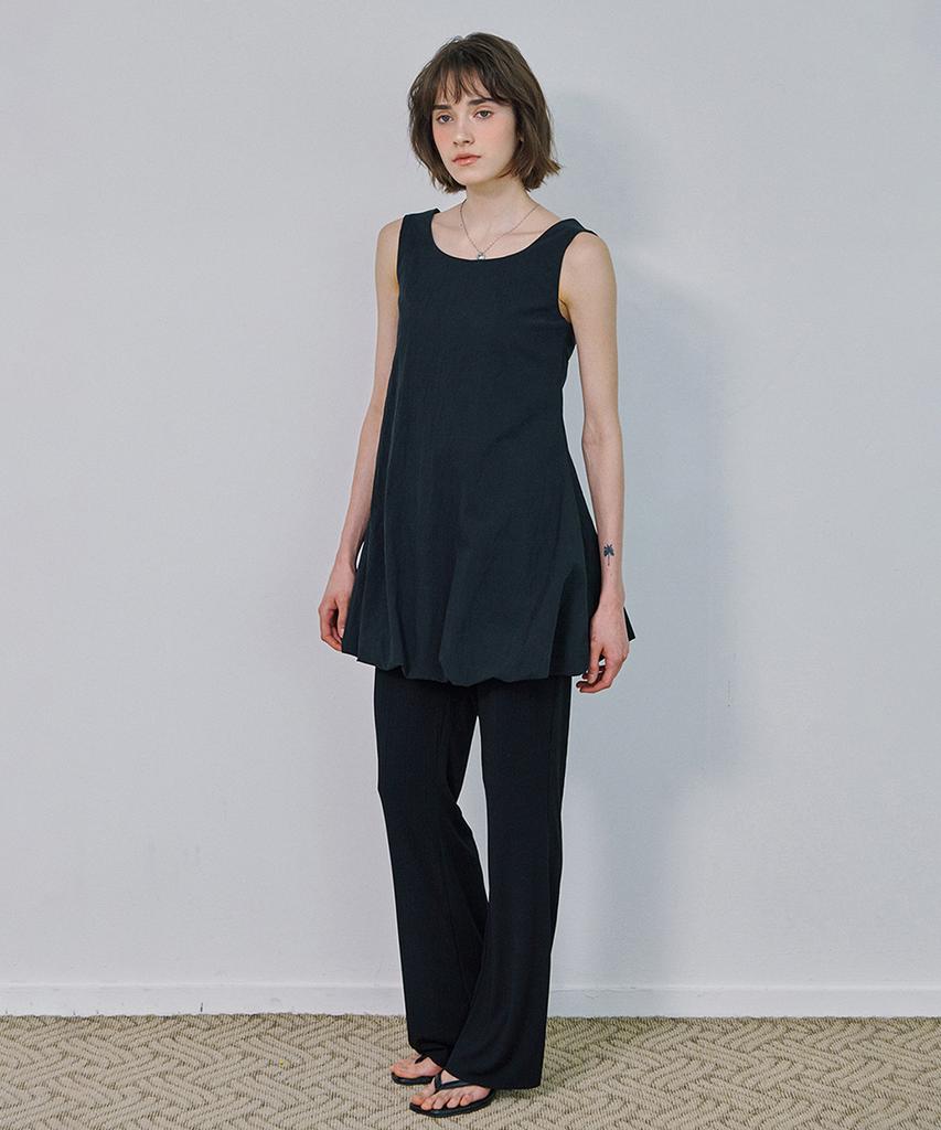 MARROT Bootcut Elastic Pants_Black