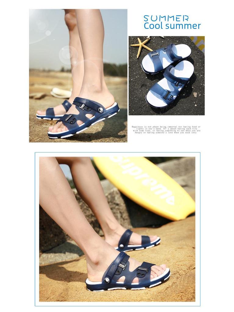 Men's Dual-Purpose Non-Slip EVA Sandals & Slippers: Beach, Outdoor, Driving Flip Flops