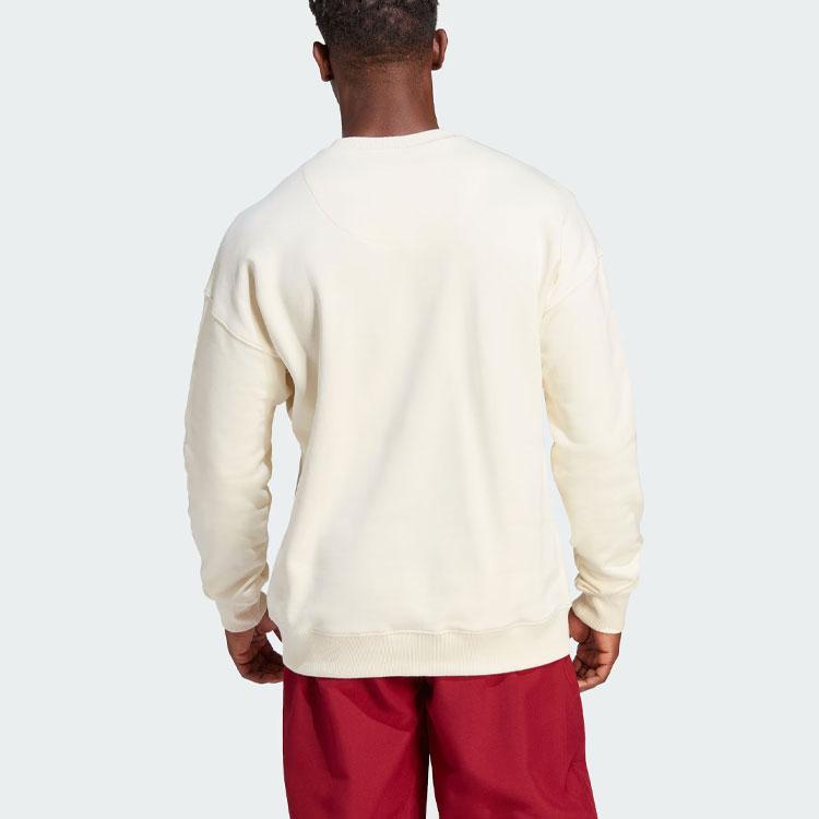 Adidas Manchester United Lfstlr Sweatshirt Cream White Men Streetwear IA8547