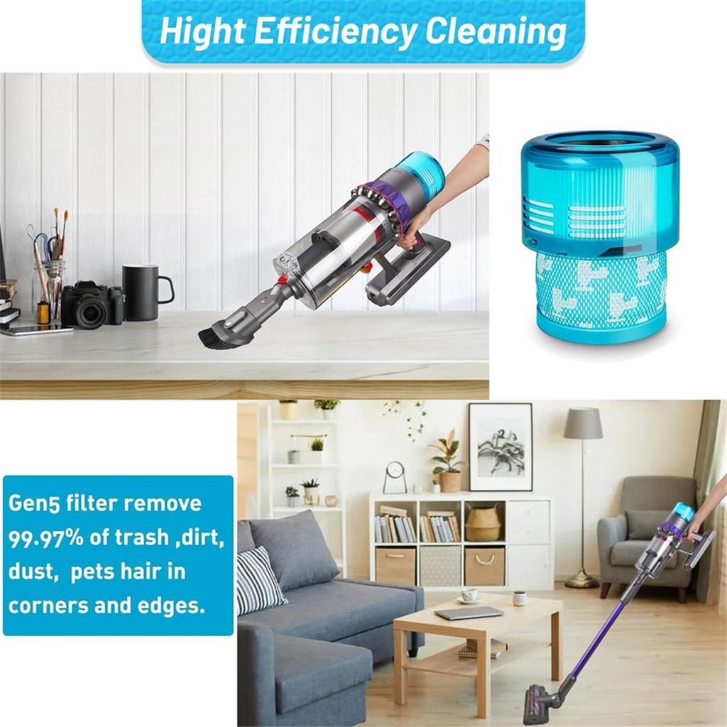 Gen5 Filter Replacement Filter for Dyson Gen5detect Absolute, Gen5outsize Absolute, Gen5detect Fluffy Vacuum Cleaner