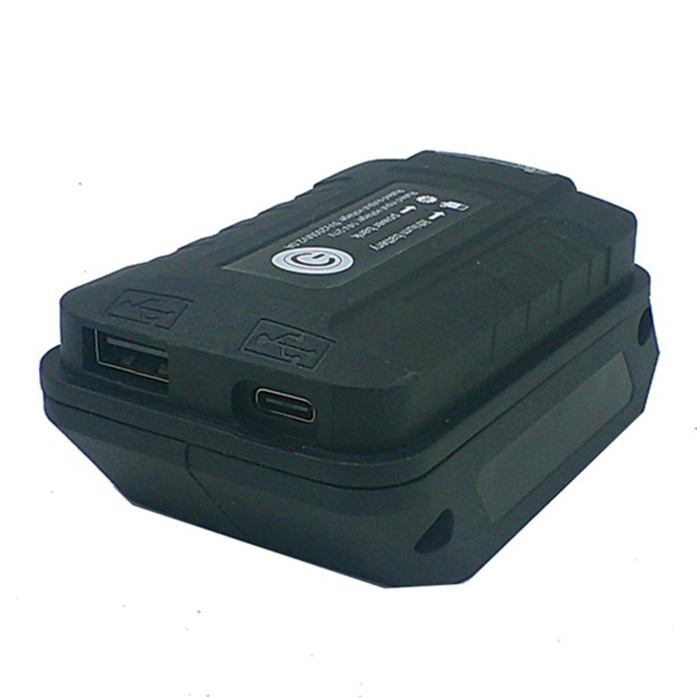 Battery Adapter for Dayi For A3 Lithium Battery with Light USB Charge Converter 5V 2A Overcurrent Safe Circuit