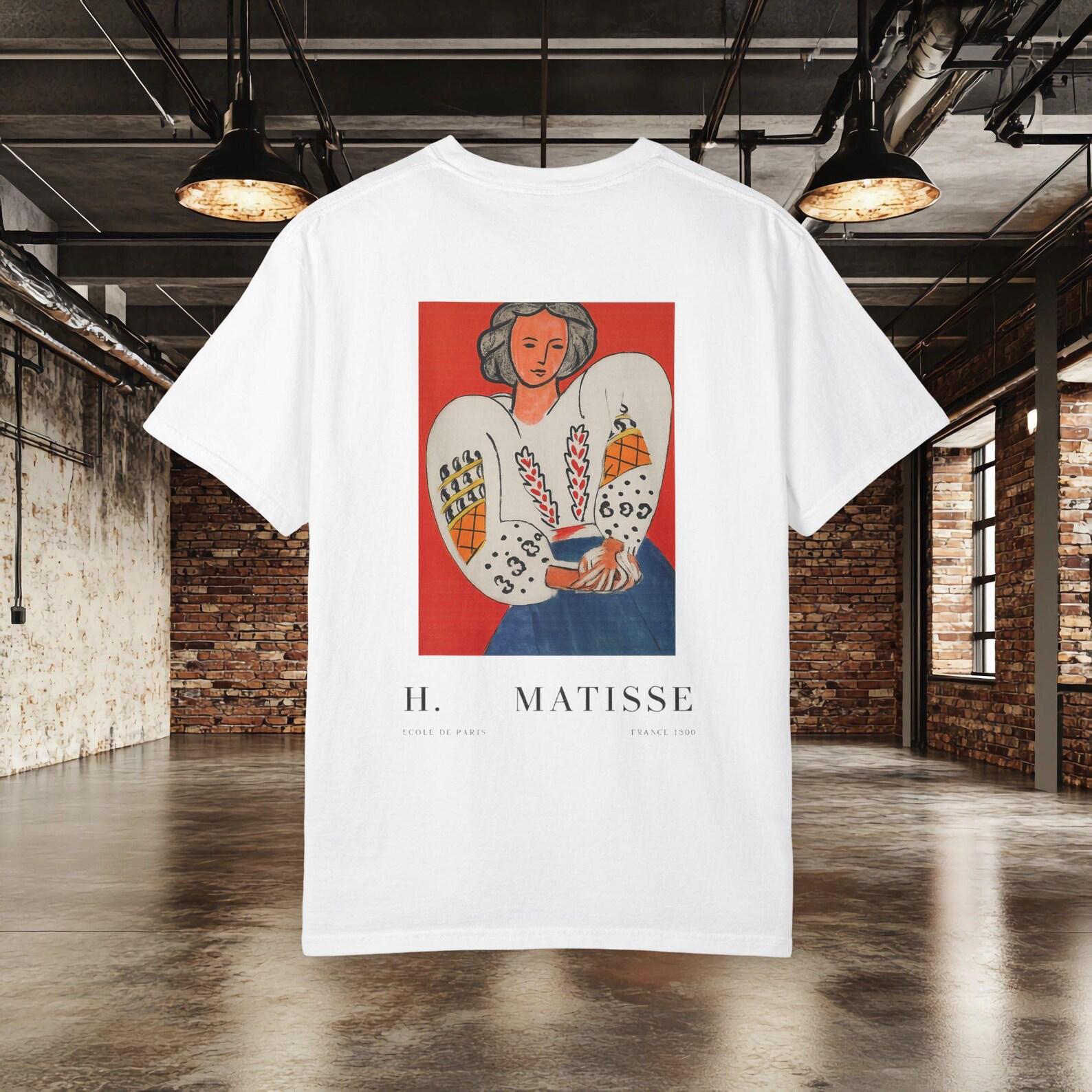 Henri Matisse Woman PortraiT shirt, Matisse Art T shirt, Museum Graphic Tee, French Modern ArT shirt, Artist Gift, Gallery Aesthetic Tee L