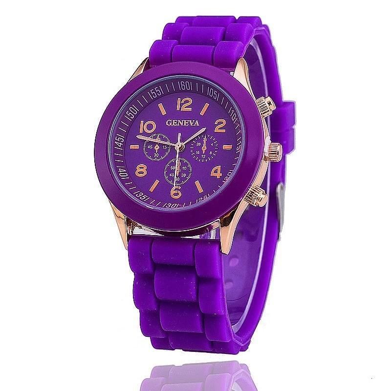 Silicone Jelly Watch For Adults Fashion Casual Quartz Watch With Color Options