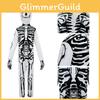 Creepy Halloween Skeleton Cosplay Outfit For Men And Women Dm0178