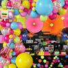 Music Theme Radio Balloon Wreath Passionate Lively Party Atmosphere Arrangement Balloon Chain Package